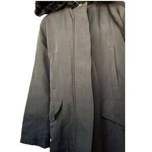 Banana Republic Coat Large soft inside Heavy Hood women